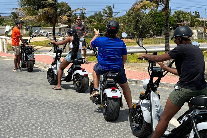 1/2 Day (4 hour) Electric Scooter Rental in Aruba - Beaches, Bars, Shops, and Flexible Stops