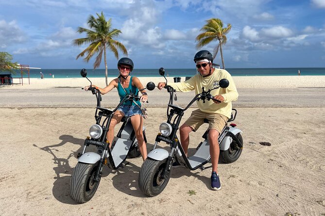 1/2 Day (4 hour) Electric Scooter Rental in Aruba - Self-Guided Freedom or Help From Gino and Ed