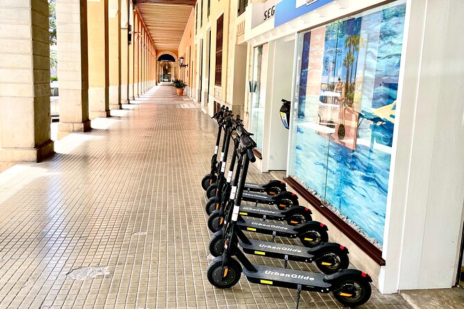 1.5 H Electric Kick-Scooter Tour - Es Baluard and the modern side of Palma