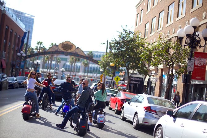 1Hr GPS Self Guided Scooter Tour: Harbor/Gaslamp Quarter - Who Will Enjoy the Ride Most?