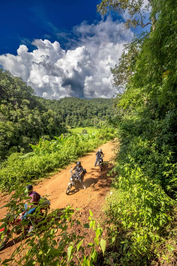 2 day overnight adventure off road scooter tour; Amaz views - From Chiang Mai backroads to open farmland
