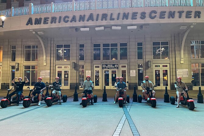 2 Hour Dallas Night Sightseeing E-Scooter Tour - Dallas Arts District in a 10-minute stop