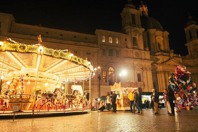 2h Xmas Lights Panoramic Vespa Sidecar Tour - Piazza del Popolo and Rome’s northern gateway