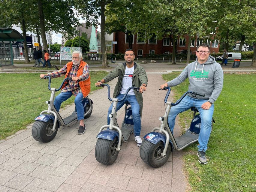 3 Hours Hamburg E-Scooter Tour - The old Elbe Tunnel makes the ride memorable
