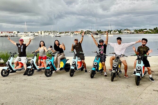 90 Minute Guided Moped Tour in Naples Florida - Port Royal, with an important expectation check