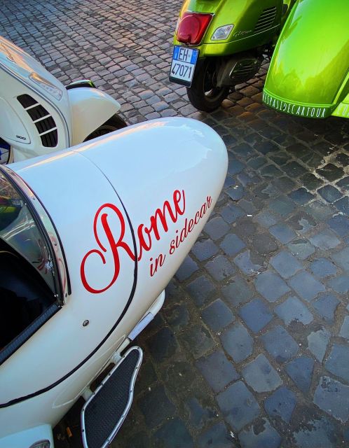 Afternoon Vespa Sidecar Tour with Gourmet Gelato Stop - The Pantheon and Piazza Navona