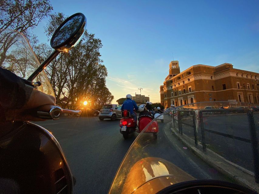 Afternoon Vespa Sidecar Tour with Gourmet Gelato Stop - St. Peter’s and the View from Gianicolo Hill