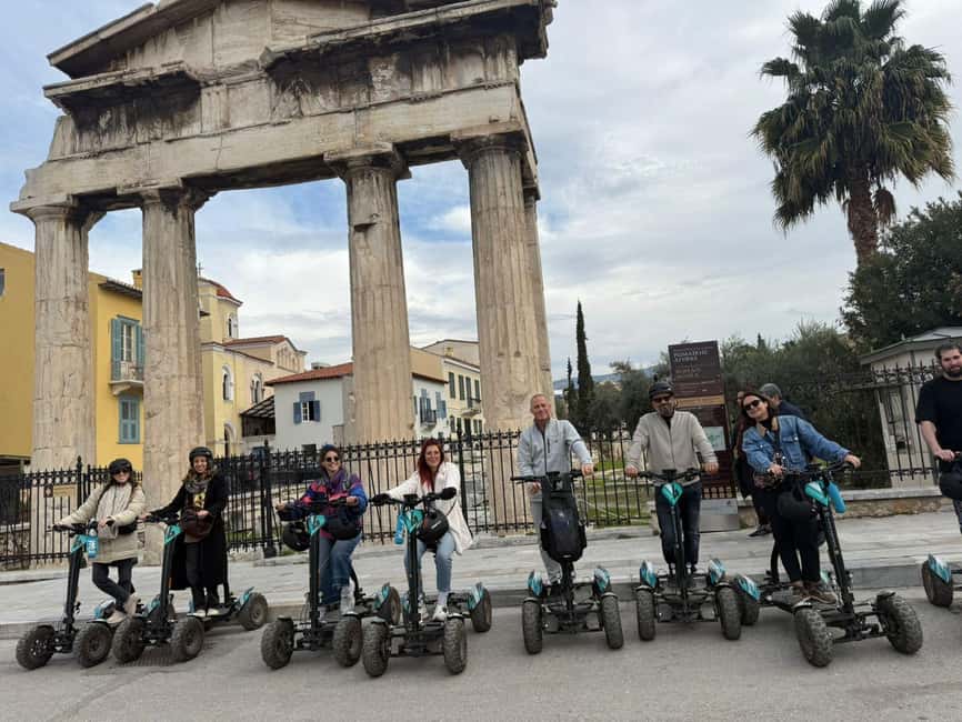 Ancient Athens Electric ATV Scooter Tour - Areopagus Hill and the best wide views