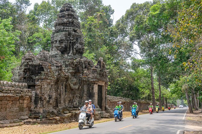 Angkor Adventure Vespa Tour / Tuk Tuk or Car - Angkor Thom and Bayon: Faces, Gates, and Big Ideas