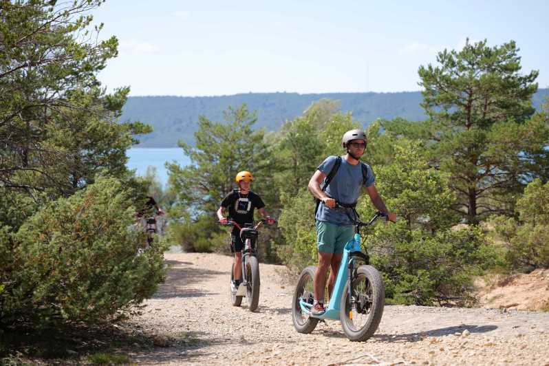 Around the Lake of Verdon : Guided electric scooter rides - Key points at a glance