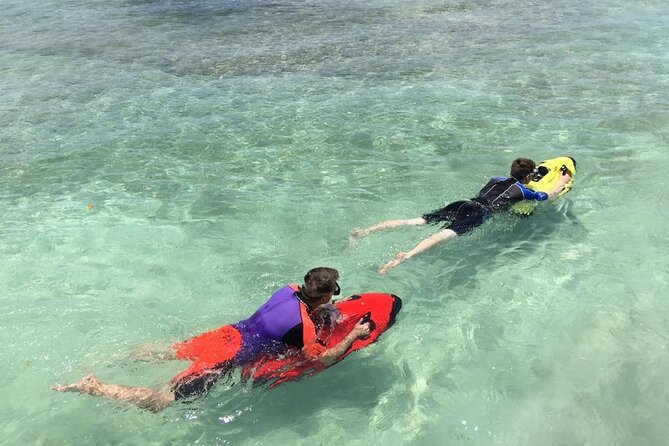 Aruba Seabob Scooter Reef Tour - Seeing Tres Trapi Steps from the water