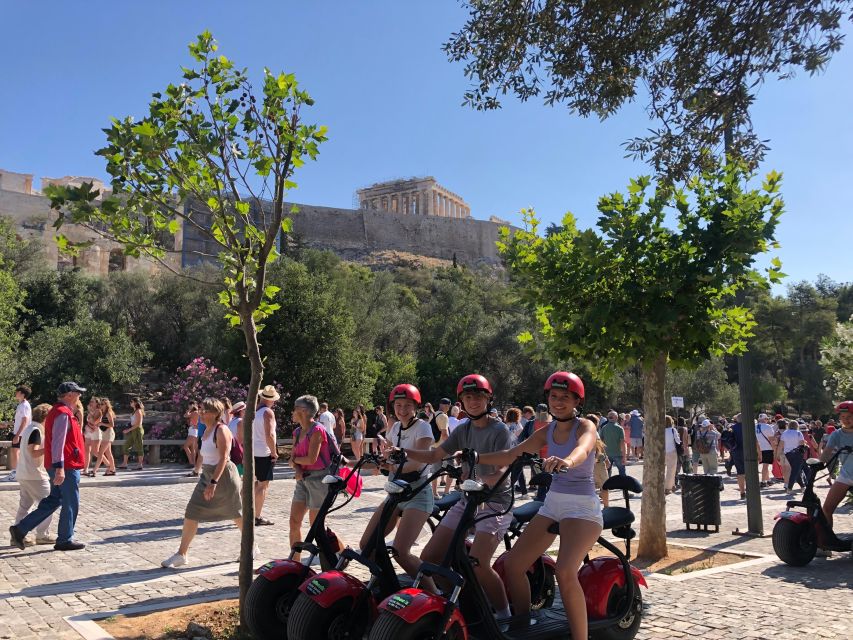 Athens: Award-Winning Acropolis Guided e-Scooter Tour - Best time to book and what to bring