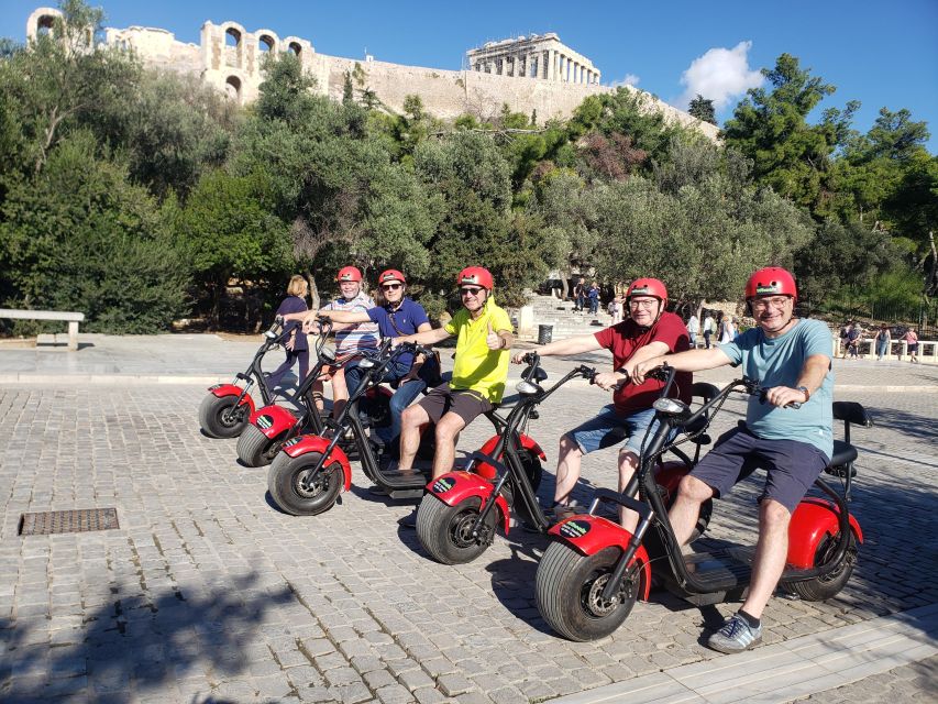 Athens: Award-Winning Acropolis Guided e-Scooter Tour - Acropolis viewpoints without the Acropolis ticket