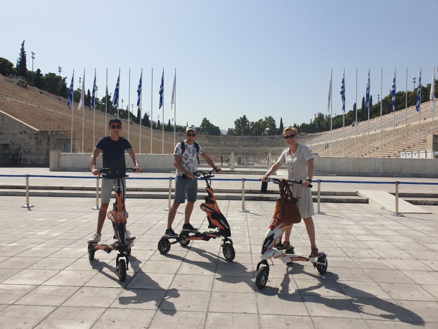 Athens: Guided City Tour on an Electric Trikke Scooter - Acropolis and Parthenon views at the start