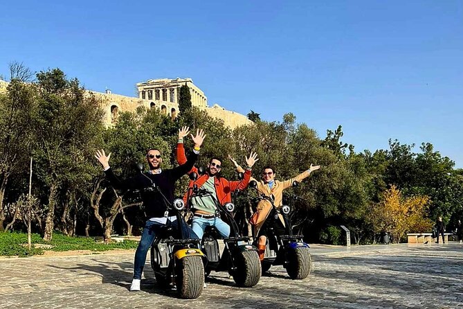 Athens: Premium Guided E-Scooter Tour in Acropolis Area - Kerameikos, Athens’ old cemetery and potters’ quarter