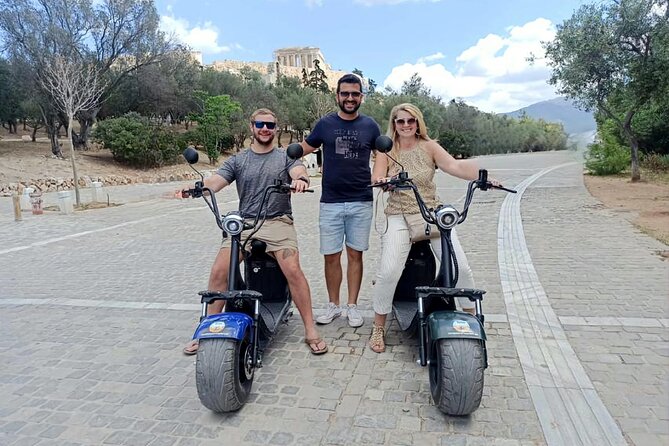 Athens: Premium Guided E-Scooter Tour in Acropolis Area - Pnyx Hill and the origins of democracy