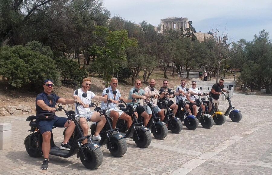 Athens: Premium Guided E-Scooter Tour in Acropolis Area - Hadrian’s Arch and the Temple of Olympian Zeus