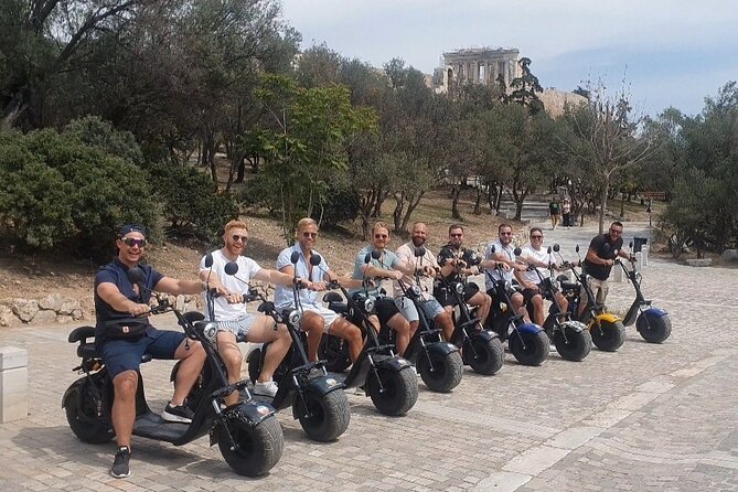 Athens: Premium Guided E-Scooter Tour in Acropolis Area - Odeon of Herodes Atticus and Thiseio