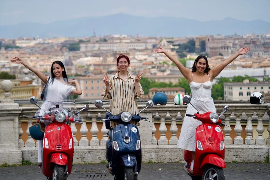 Authentic Rome Vespa Tour /See the Eternal City Like a Local - The value of $92 per person