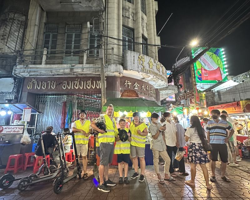 Bangkok By Night by Electric Scooter &/or Bike - Democracy Monument and the old city lights