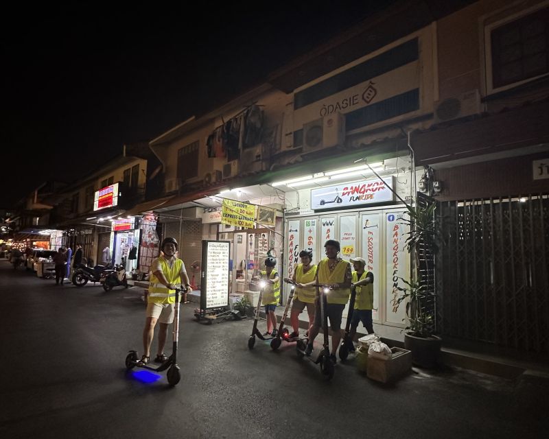 Bangkok By Night by Electric Scooter &/or Bike - Wat Prayurawongsawat and the quieter side of Bangkok