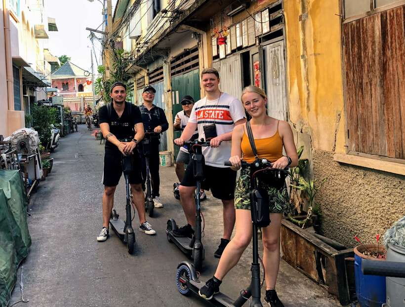 Bangkok: Riverside E-Scooter Adventure with StreetFood Snack - Kudeejeen and Bangkok’s Portuguese connection