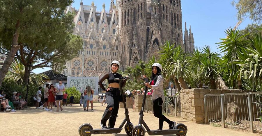 Barcelona: 3-Hour Sagrada Familia eScooter Tour - Old Harbour and the first taste of the waterfront