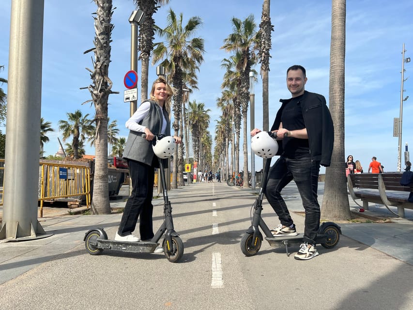 Barcelona E-Scooter Excursion - From the Robot City Office to Barcelona’s Coast