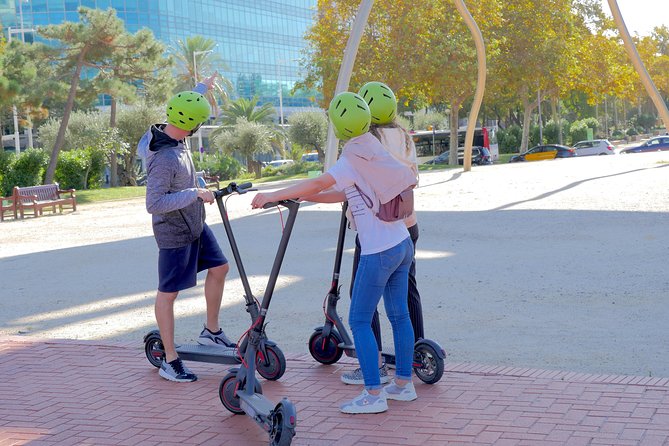 Barcelona Electric Scooter Tour - Port Vell and the Columbus Monument