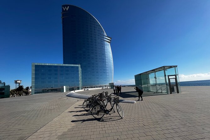 Barcelona Panoramic Escooter or E-Bike Tour - Sagrada Familia: a photo stop, not an interior visit