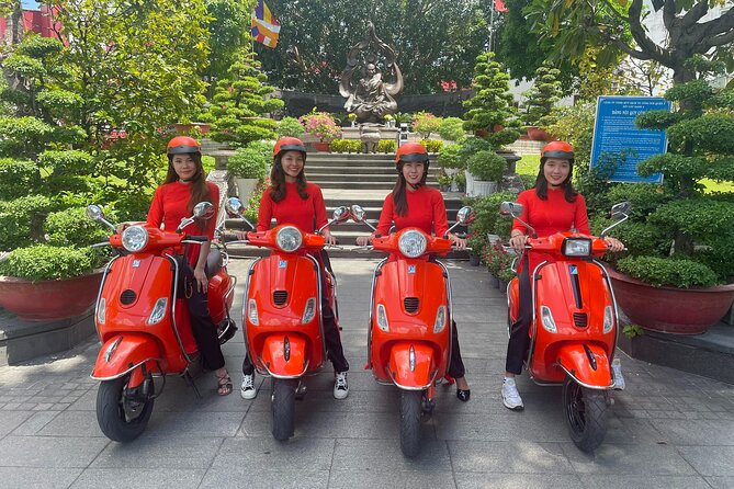 Beautiful Female Riders Vespa Red River Countryside Tour 5 Hours - Long Bien Bridge: A Strong Opening Stop