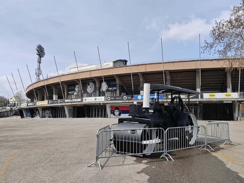 Belgrade Hooligans E Scooter tour - Belgrade’s football divide begins with two colors