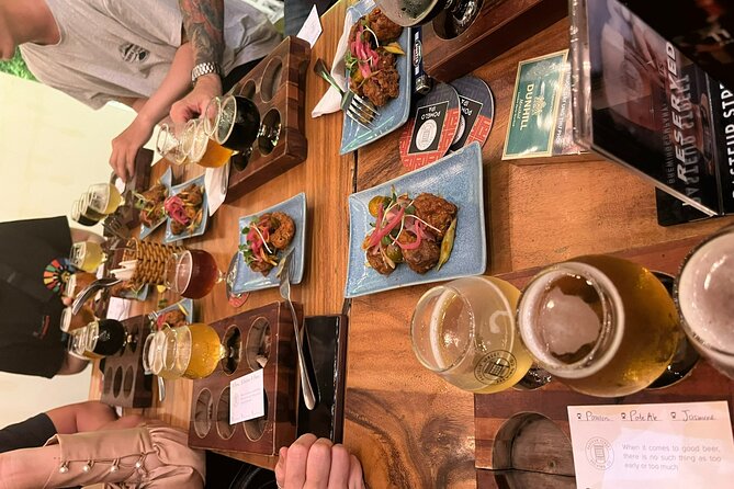 Bia & Bites - Saigon Craft Beer on Vintage Vespa with Dinner - What you actually eat with the beer