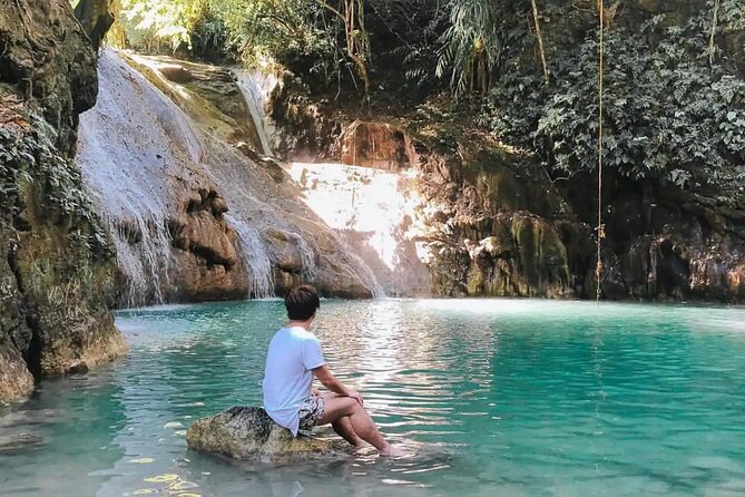 Bohol Full Day Waterfall & Countryside Scooter Tour - Panga Falls: the first chance to cool off