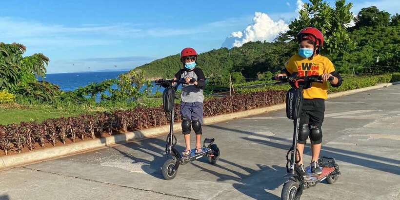 Boracay: Dualtron E-Scooter Ride - Puka Beach Brings the Classic Shoreline Stop