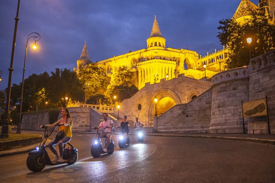 Budapest: Guided City Sights Tour by E-Scooter - Fisherman’s Bastion and the best views