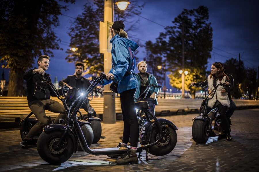 Budapest: Night Tour on MonsteRoller e-Scooter - Starting near Deák Ferenc tér