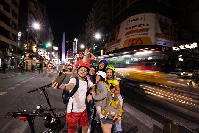 Buenos Aires Night Tour on Electric Scooter - Fernet at the Puente de la Mujer
