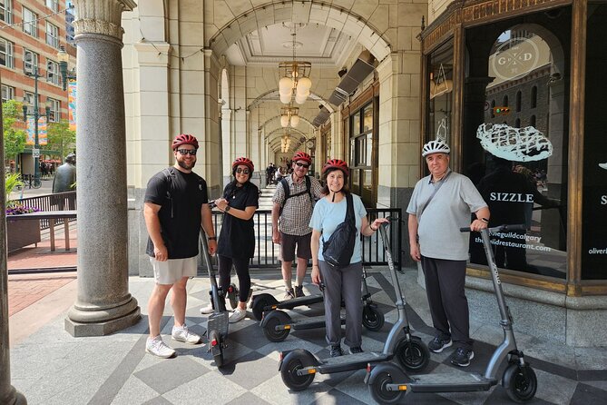 Calgary City Highlights 2 Hour E-Scooter Tour - Central Memorial Park and the final ride