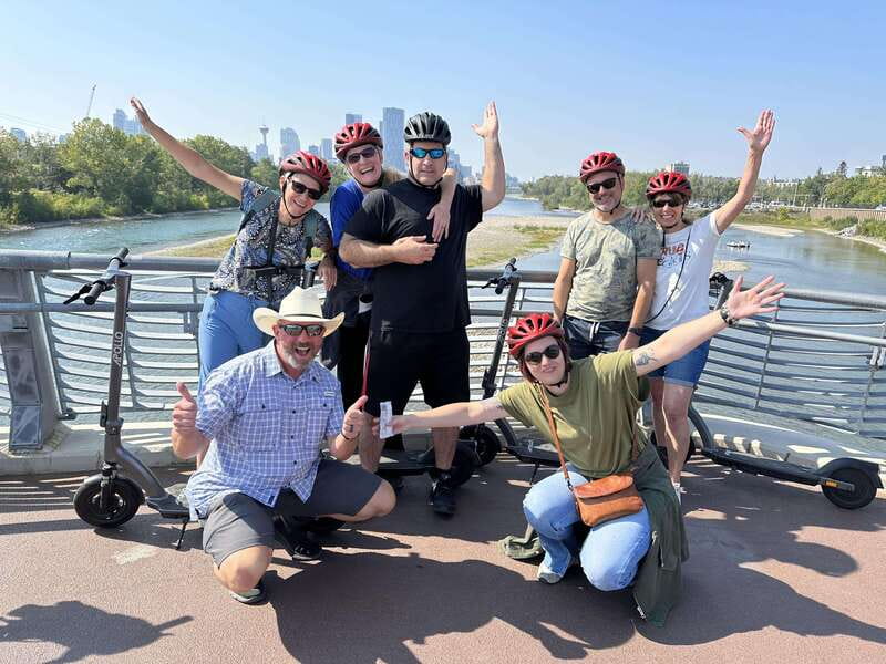 Calgary: E-Scooter City Highlights Tour - East Village: Calgarys changing city center