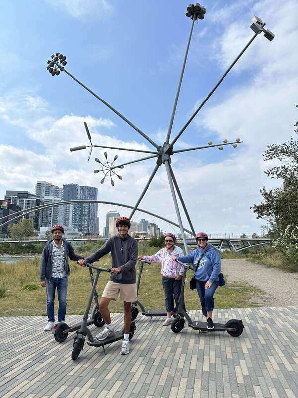 Calgary: E-Scooter City Highlights Tour - Stories make the ride worth the price