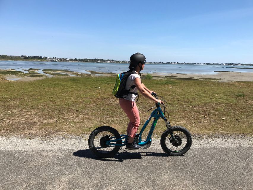 Carnac: Unusual rides on all-terrain electric scooters - The working windmill stop
