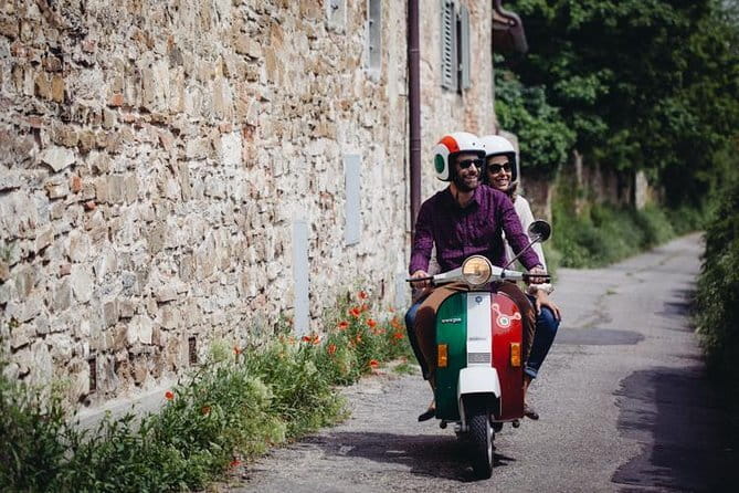 Chianti Vespa Tour with Lunch from Florence & E-car Option - Vespa, Piaggio Zip, or Fiat Topolino?