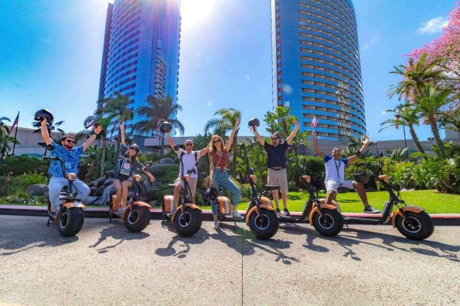Coronado: GPS-Guided Scooter Tour & Round-Trip Ferry - Hotel del Coronado, the island’s famous stop