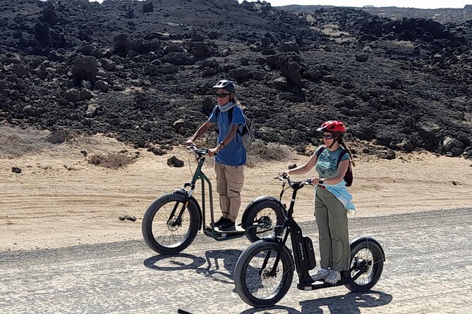 Corralejo E-trial Scooter Off Road Tour - Lomo Blanco and volcanic ground