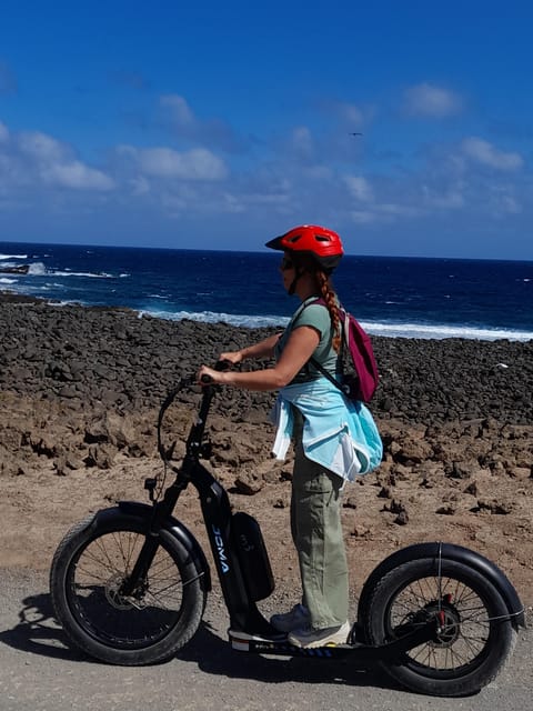 Corralejo: Off Road Adventure on E-scooter - Popcorn Beach and its unusual shoreline