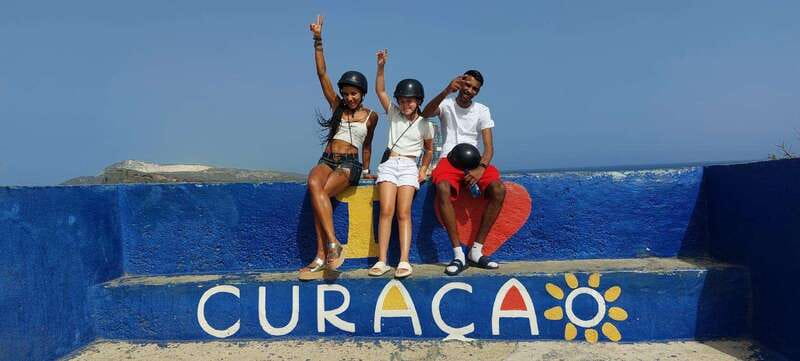 Curacao: Electric Scooter South-East Tour Adventure - The Love Seat and the first Caracasbaai view