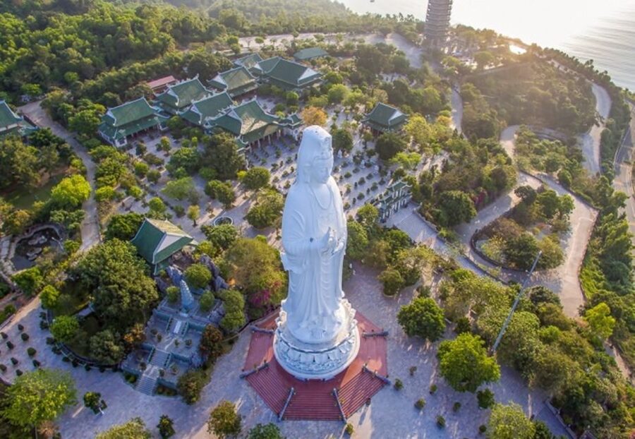 Da Nang: Private City Tour by Scooter with Ao dai Lady Rider - My Khe Beach and Da Nang’s open side