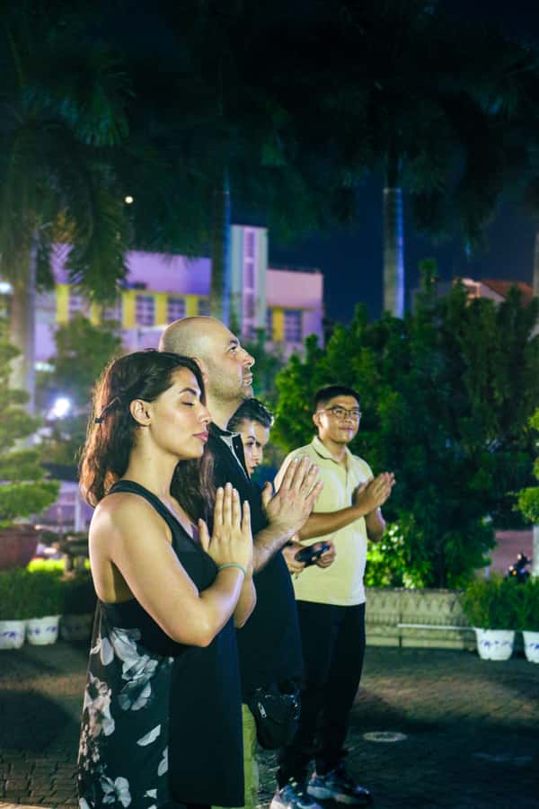 Discover Saigon Hidden Spots on Night Motorbike Adventure - Riding toward Chinatown in District 5