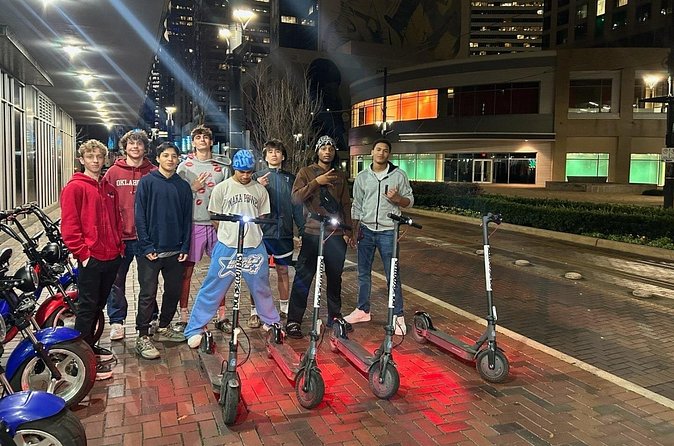 Downtown Houston Sightseeing Self Guided Tour S2 Pro E Scooter - The return to Bolt Scooters